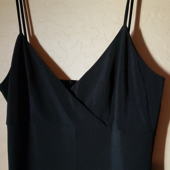 Black Polyester Maxi Dress (0208) - Picture 2 of 6